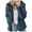 Blue, variant on Aayomet Winter Coats For Women Plus Size Women's Packable Hooded Rain Jacket with Bow,Purple S