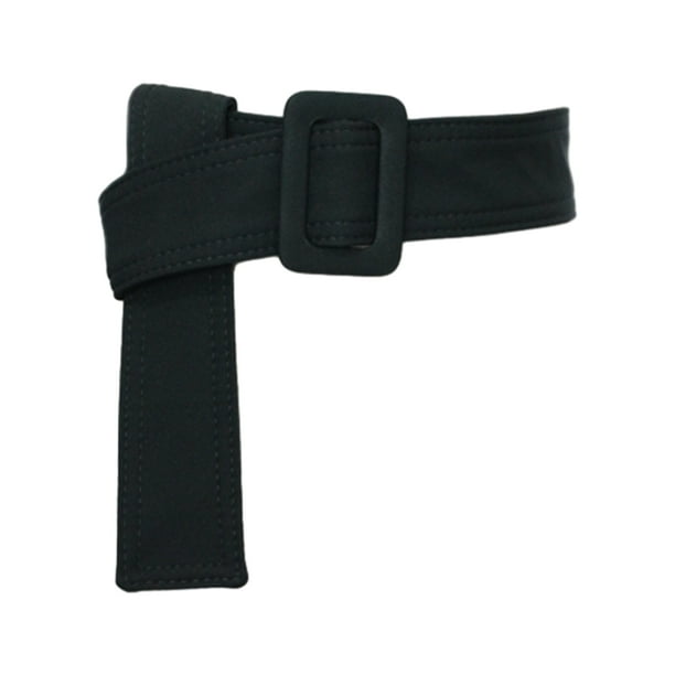 Minnieouse Cinturón para abrigo, fácil de limpiar y reutilizable, añade un toque elegante al atuendo, cinturón de repuesto para gabardina Accesorios de disfraces Negro
