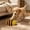 Yellow#A, variant on Byujiro Slipper Shaped Plush Squeaky Dog Toy Striped & Floral Pattern Pet Bite Resistant Chew Toy Built-in Squeaker Interactive Stuffed Play Accessory for Small Medium Large Dogs