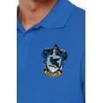 thumbnail image 5 of Harry Potter Ravenclaw Crest Cotton Polo Shirt, Royal, X-Large, 5 of 6