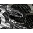 thumbnail image 4 of Unique Loom Decatur Collection Area Rug - Trellis (2' x 8' Runner Black/Ivory), 4 of 7