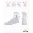 thumbnail image 6 of MeMoi  Silky Side Bow Anklet Socks - Girls - Female, 6, White, 6 of 12