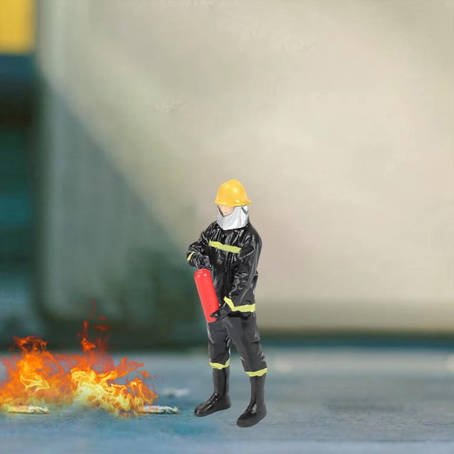 Modelos realistas 1/32, figuras de personas, adorno de personas pequeñas, modelo de Mini personas, figuras de para Diorama, diseño de escena B negro Macarena Figuras de personas