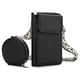 thumbnail image 2 of Yhmxh Organizadores y almacenamiento Cartera pequeña de cuero para teléfono, bolso cruzado, bolso de hombro para mujer, bolso moderno para teléfono móvil, conjunto de billetera, 2 of 3