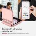 thumbnail image 5 of Compatible Samsung Galaxy Z Flip 5 Case with S Pen, All-Inclusive  Hinge Protection + Tempered Glass Screen Protector Cover Case for Samsung Galaxy Z Flip 5 5G 2023 (Pink), 5 of 7