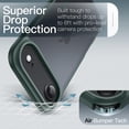 thumbnail image 2 of JETech Matte Case for iPhone 17 Air, Shockproof Military Grade Drop Protection, Frosted Translucent Back Minimalist Phone Cover, Anti-Fingerprint (Dark Green), 2 of 6