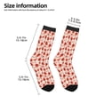 thumbnail image 2 of Naloa Ladybugs With Heart Spots Kids Socks Unisex Kids and Toddlers' Crew Socks, ,1 Pairs, 2 of 5