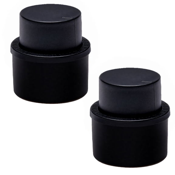 2 Pcs Soda Bottle Stopper, Fizz Keeper, Pump Cap, Carbonation Preserver, Universal Silicone Bottle Cap, Airtightness and Leak-Proof, Keep Fresh 7 Days, for Cola Soda Beverage