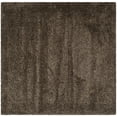 thumbnail image 3 of SAFAVIEH California Plush Solid Shag Area Rug, Mushroom, 4' x 4' Square - Modern Design, Mushroom, Non-Shedding & Easy Cleaning, Ultra Plush Thick Pile, Ideal for Living Room, Bedroom, 3 of 15