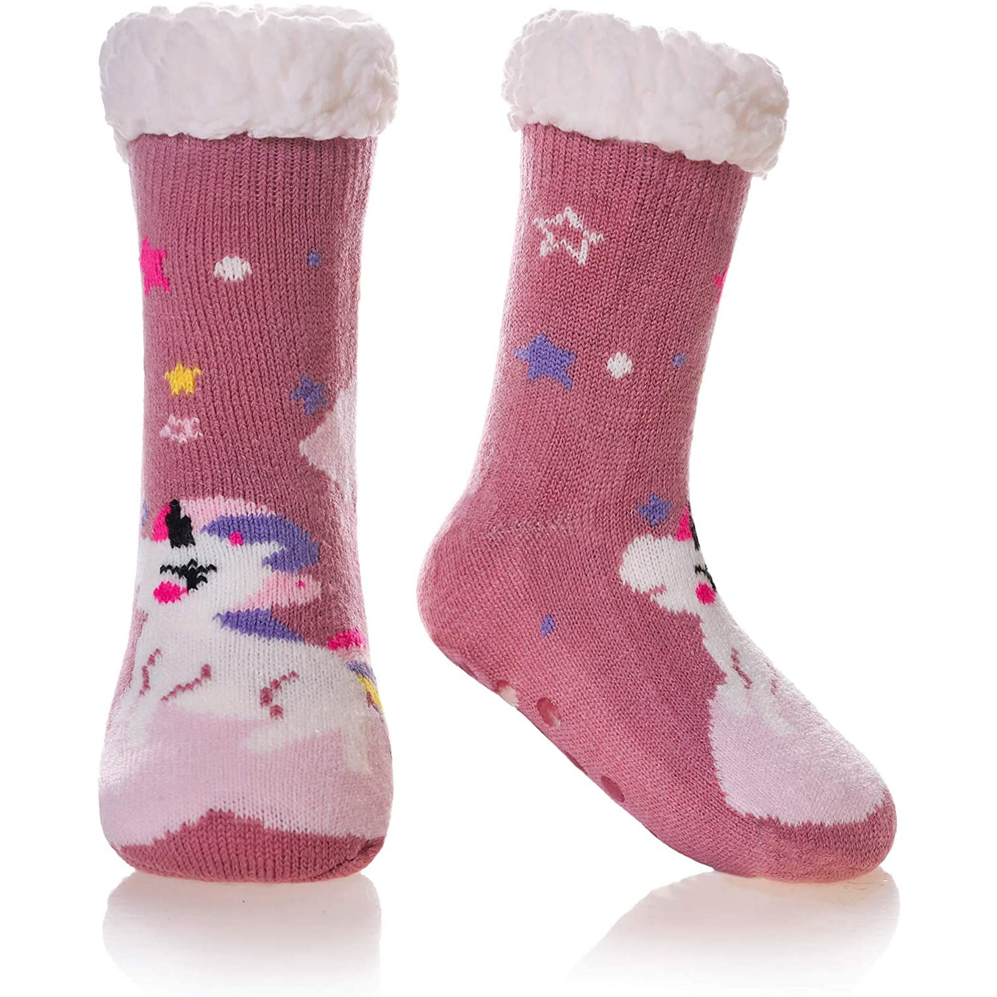 Girls christmas slipper socks discount