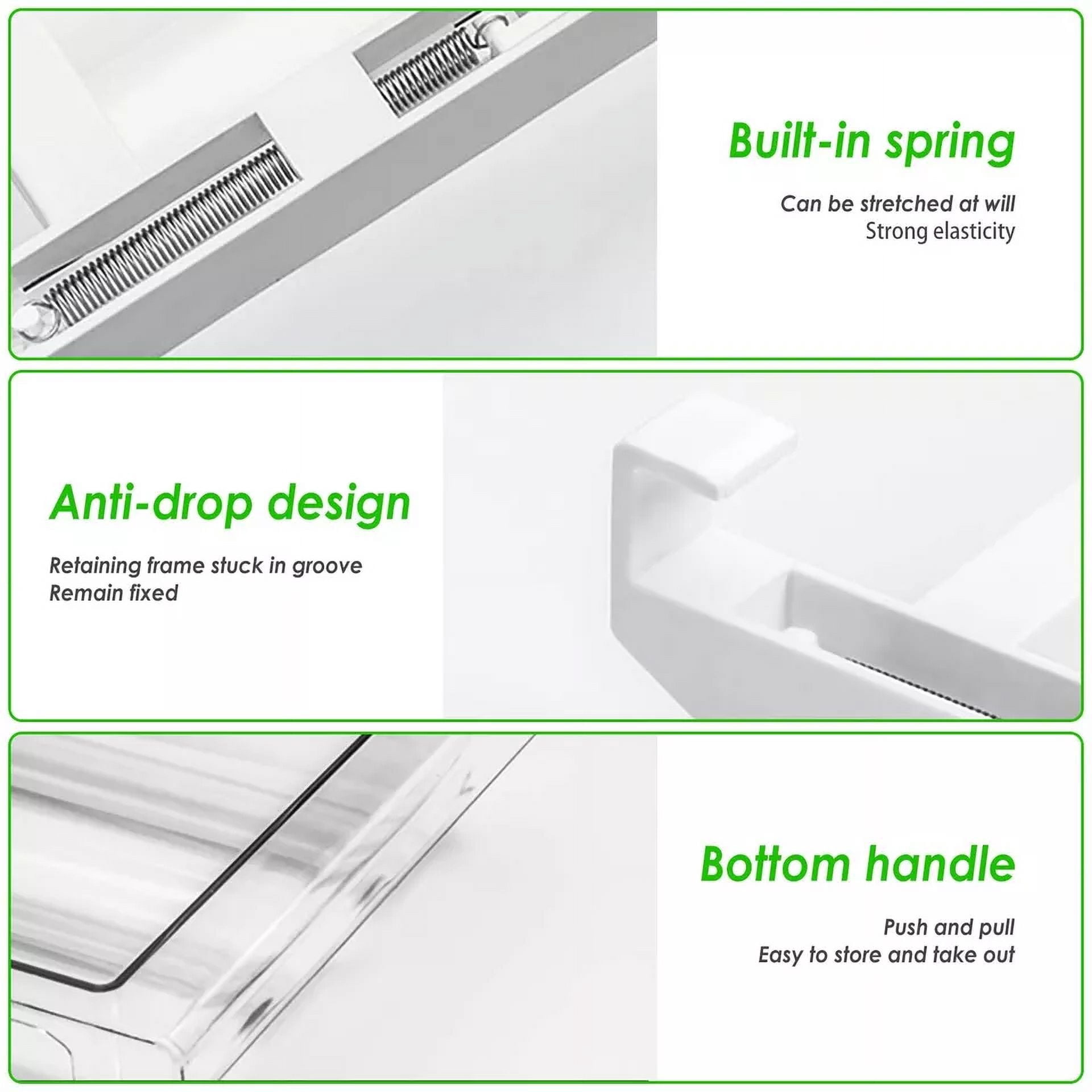 PRIME - Drawer-Style Egg Rack - For Fridge Organization & Home Kitchen
