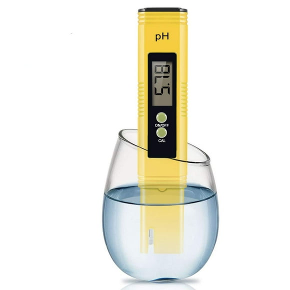 Digital PH Meter, PH Meter 0.01 PH High Accuracy Water Quality Tester with 0-14 PH Measurement Range for Household Drinking, Pool and Aquarium Water PH Tester