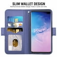 thumbnail image 2 of Samsung Galaxy note10plus cover, mobile phone leather cover PU leather cover wallet mobile phone case cover Compatible with Samsung Galaxy note10plus leather case, blue, 2 of 6