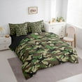 thumbnail image 3 of Feelyou Camo Teens Bedding Comforter Set 7 Pieces, Rustic Farmhouse Hunting Full Bedding Set, Vintage Camouflage Reversible Fitted Sheet Flat Sheet, Luxury Bedroom Decor, 3 of 8