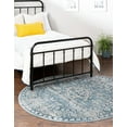 thumbnail image 3 of Rugs.com Newport Collection Rug – 4' Round Blue Medium Rug Perfect For Kitchens, Dining Rooms, 3 of 9