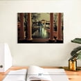 thumbnail image 3 of Elephant Stock Philadelphia Art Museum Wall Art - Horizontal Canvas Wall Art - Hallway Wall Decor - Places Canvas - Black And Brown Decor - 12" x 8", 3 of 8