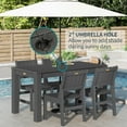 thumbnail image 6 of Dining Chairs Set of 2 High Back for Outdoor Patio Lawn Garden Backyard,Gray, 6 of 7