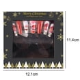 thumbnail image 2 of 1 par de pestañas postizas de pelo de visón y 24 piezas de parches de uñas portátiles, uñas navideñas, 2 of 5
