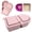 Pink, variant on ZOURIH Silicone Reusable Snack Containers with Lids - 8 oz Double Compartment Snackle Box for Adults,BPA-Free & Leakproof,Small for Dressing,Snacks,School,office,Picnic,Green
