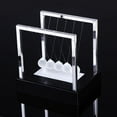 thumbnail image 1 of HLONK Newtons Cradle LED Light Up Kinetic Energy Home Office Science Toys Home Decor, 1 of 7