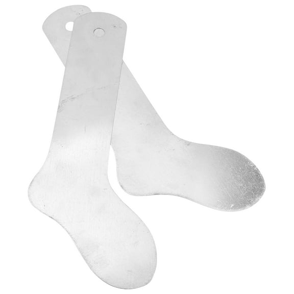BERTDOMD 2Pcs Aluminum Sock Shaping Boards Sock Display Holders Plates for Retail Store Merchandising