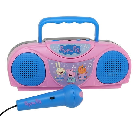 Peppa Portable Radio Karaoke with Microphone