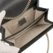 New Gucci Black Icon GG Interlocking Small Crossbody Bag 510304