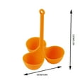 thumbnail image 2 of Silicone Egg Steamer Tray | Reusable Heatproof Boiled Egg Holder For Kitchen Breakfast Meal Prep And Dining, 2 of 5