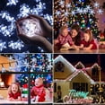 thumbnail image 7 of Snowflake Solar String Lights, 30LED 21ft 8 Modes Solar Powered Fairy Lights for Patio Home Gardens Outdoor Christmas Tree Decorations (Cool White), 7 of 7