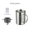 thumbnail image 6 of Baoblaze 3x Camping Coffee Pot 500ml with Scale 3 in 1 Coffee Maker Percolator Coffee Filter, 6 of 8