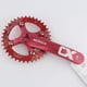 thumbnail image 5 of Cigüeñal de bicicleta de 8-11 es, s de manivela de 170mm, cigüeñal de montaña, juego de manivela Universal para bicicletas de montaña Manivela 38T Rojo Macarena Brazo de manivela de bicicleta plegable, 5 of 6