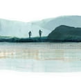 thumbnail image 2 of Kouta, Flora 20x20 Black Ornate Wood Framed with Double Matting Museum Art Print Titled - Coastal Adventure, 2 of 4