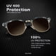 thumbnail image 2 of Gafas de sol KALIYADI polarizadas semisin montura que bloquean los rayos UV, 2 of 7