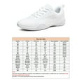 thumbnail image 2 of Tenmix Men Training Comfort Cheer Shoes Cheerleading Shoe Adult & Youth Anti-Slip White Dance Sneakers White 11.5C, 2 of 9