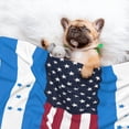 thumbnail image 2 of Flannel Throw Dog Blanket America Honduran Flag Soft Warm Print Pet Blankets for Small Dog Cat Puppy, 2 of 7