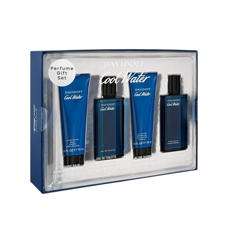 Davidoff Cool Water Cologne Gift Set for Men, Jasmine Musk
