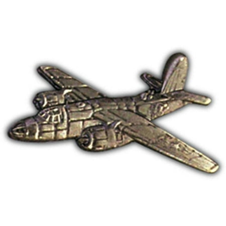 B-26 Marauder Airplane Pin Pewter 1 1/2
