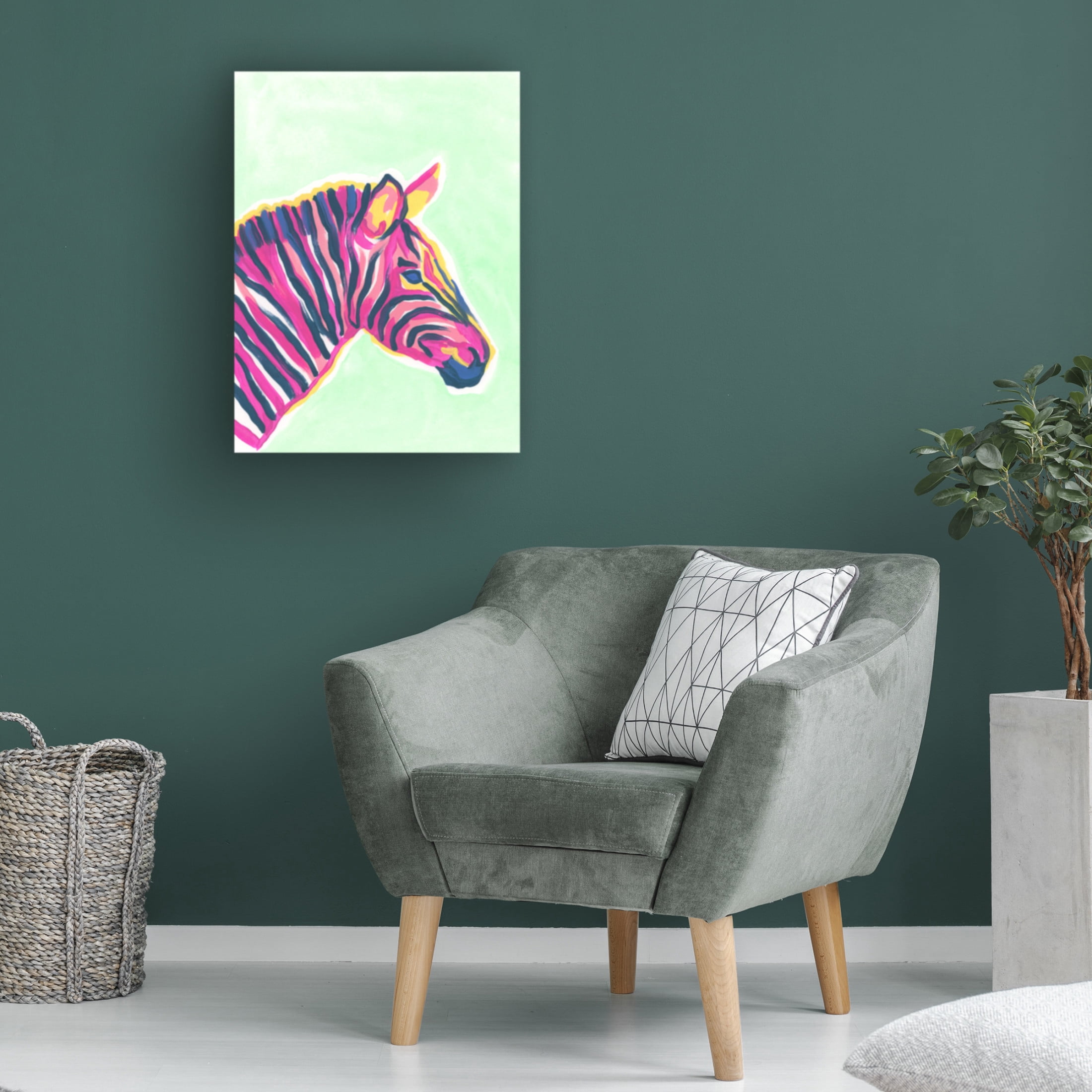 Trademark Fine Art June Erica Vess Savannah Pop III Canvas Wall Art
