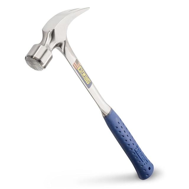 Martillo de Carpintería Estwing Azul Fresado con Mango de Vinilo para Reducción de Impacto