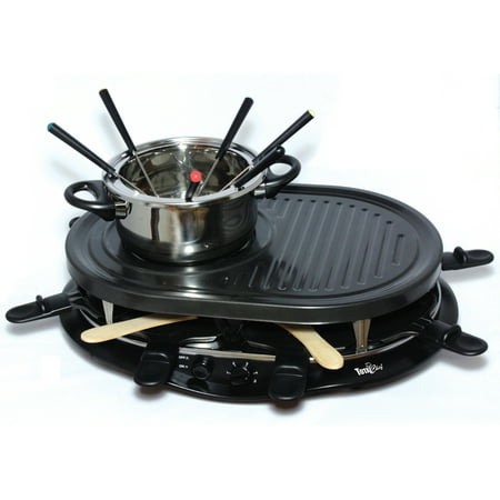 Total Chef Raclette Party Grill with Fondue (Best Raclette Grill Review)