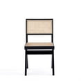thumbnail image 3 of Manhattan Comfort Hamlet 17.72" Wood Dining Chair in Black (Set of 4), 3 of 7
