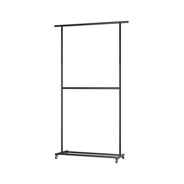 Perchero de Ropa Multifuncional para Dormitorio Color Negro