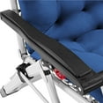 thumbnail image 2 of Topeakmart Zero Gravity Recliner with Cotton-padded Mattress, Navy Blue, 2 of 8