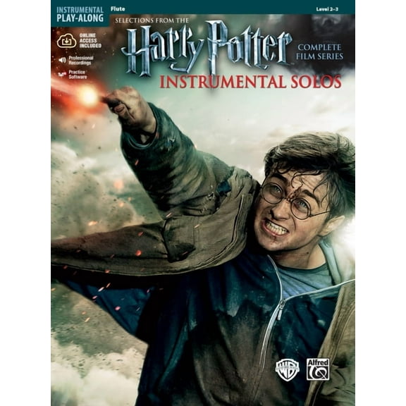 Pop Instrumental Solo Harry Potter Instrumental Solos: Flute, Book & Online Audio/Software, (Paperback)