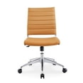 thumbnail image 6 of Modway Jive Armless Midback Leatherette Office Chair, Multiple Colors, 6 of 9