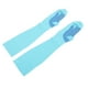 thumbnail image 2 of 1 par de calcetines de compresión con absorción del sudor, calcetines de compresión hasta la rodilla para correr, andar en bicicleta, deportes al aire libre, azul claro M, 2 of 10