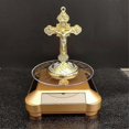 thumbnail image 3 of Metal Cross Ornament: Church Holiday Decoration & Party Statue, 3 of 5
