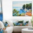 thumbnail image 2 of Design Art House near The Sea Canvas Print, 2 of 2