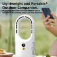 thumbnail image 3 of IFRINID Bladeless Desk Fan, USB Rechargeable Cooling Fan with 6 Speed Settings, Quiet Air Circulation Fan for Office, Bedroom and Home Use, 3 of 7