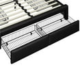 thumbnail image 6 of Renwick King Size Upholstered Platform Bed with Storage Drawers and USB Ports, Adult, Black, 6 of 8